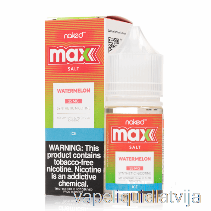 Ledus Arbūzs - Pliks Max Sāls - 30ml 35mg Vape šķidrums